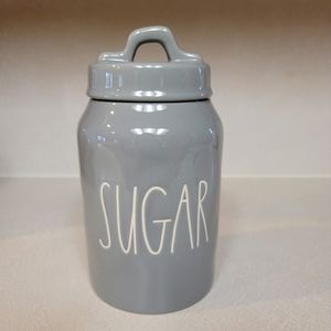 Brand New Rae Dunn Grey Skinny Sugar Canister